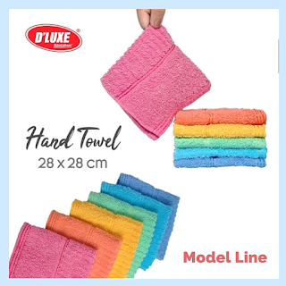 Handuk Tangan Kintakun Katun Microfiber Cotton Hand Towel (Isi 12pcs) 28 x 28 cm