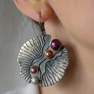 Boho Pearl Earrings