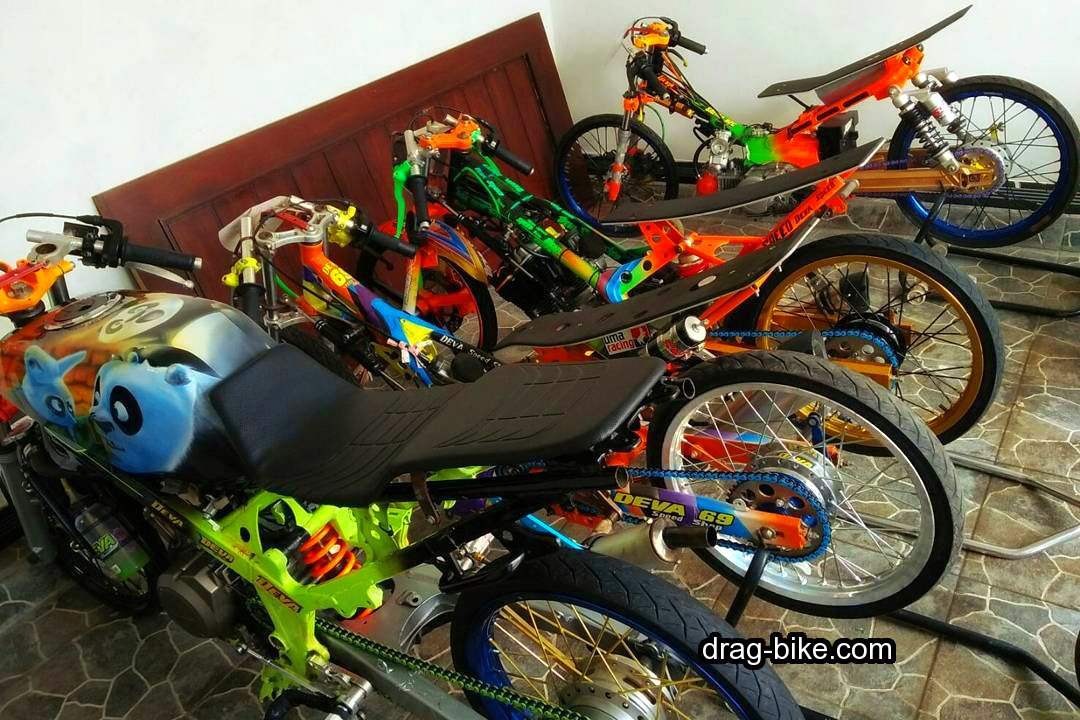 55 Foto Gambar Modifikasi Motor  SATRIA  FU  Drag Race Style 