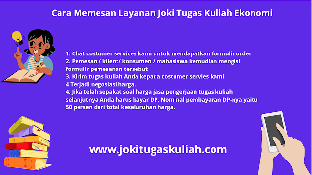 cara memesan layanan joki tugas kuliah ekonomi