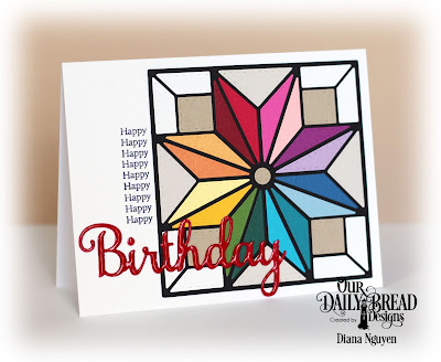 Diana Nguyen, Our Daily Bread Designs, Star, Quilt, Birthday