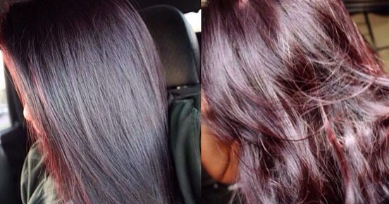 Warna Rambut Burgundy