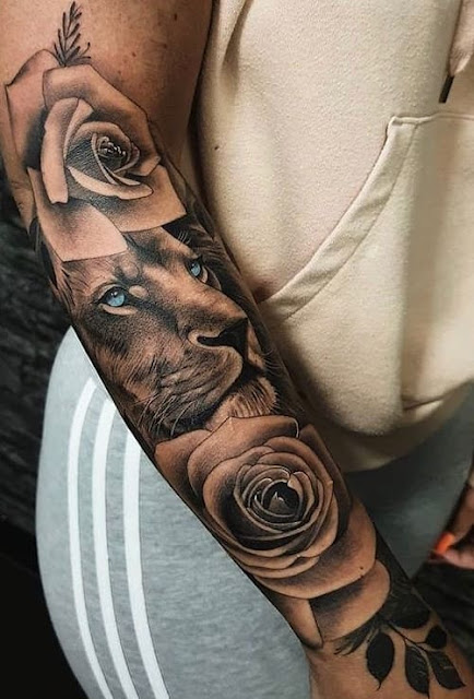 45 tatuagens de leão para as mulheres