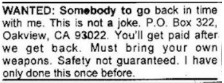 safety not guaranteed ad