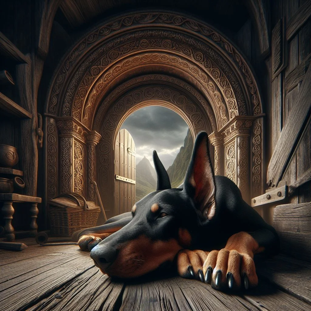 Dobermans do have the look, they definitely have the growl, but it is their "I'm going to savage whoever comes through this door" bark that sets them apart.