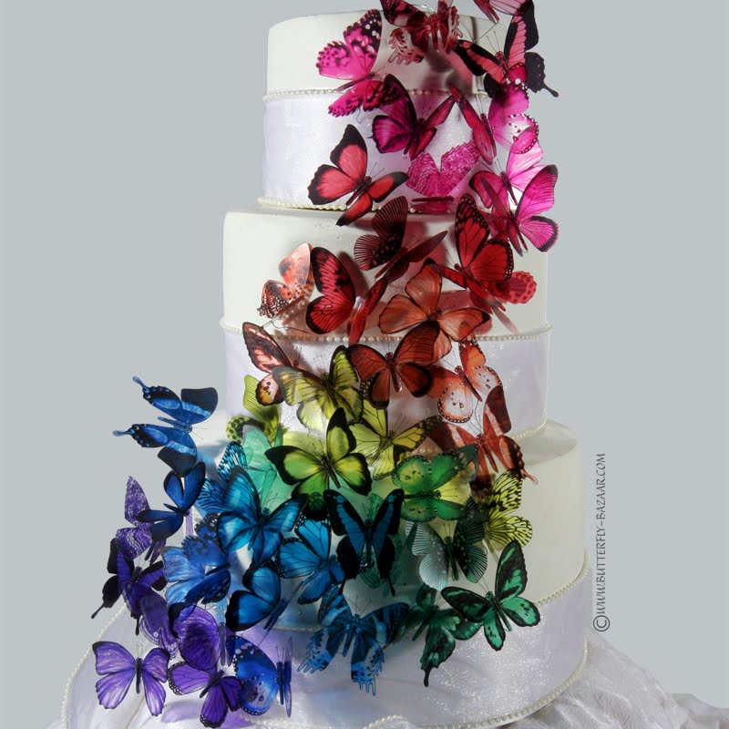 Purple Butterfly Wedding Cakes Decoration Ideas Cake is a symbol of love