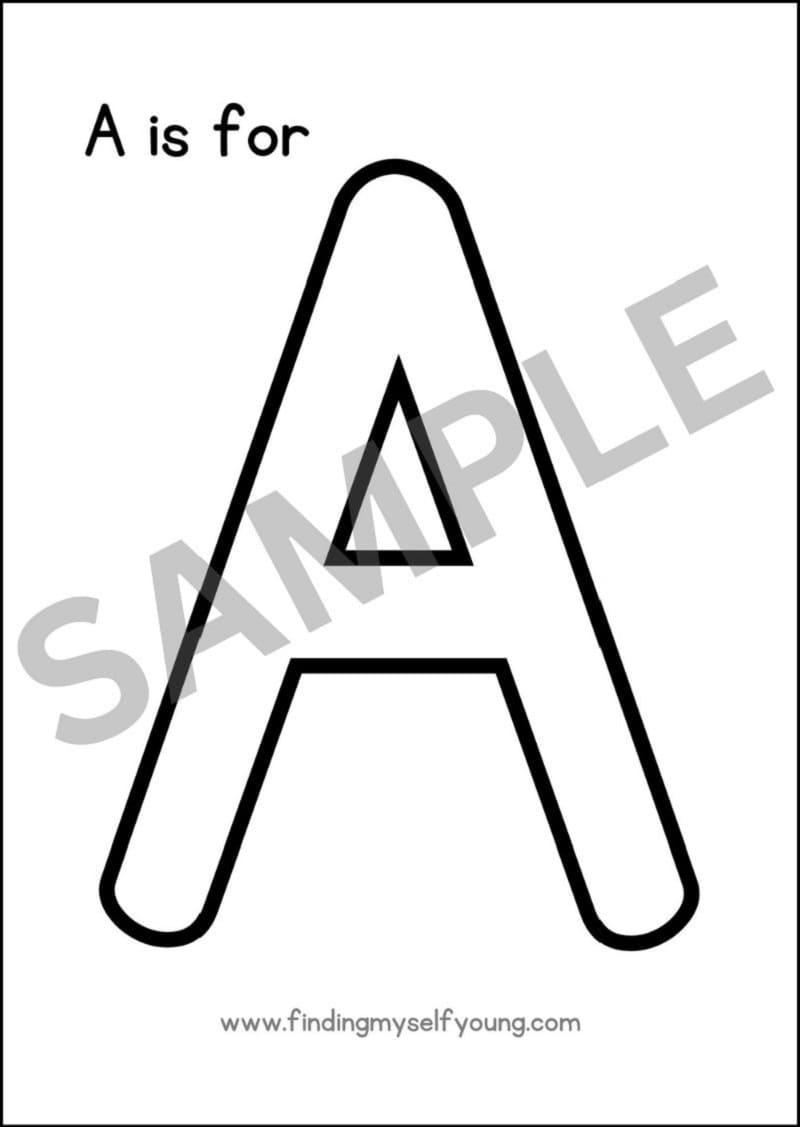 letter A is for template