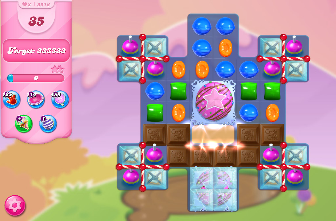 Candy Crush Saga level 5516