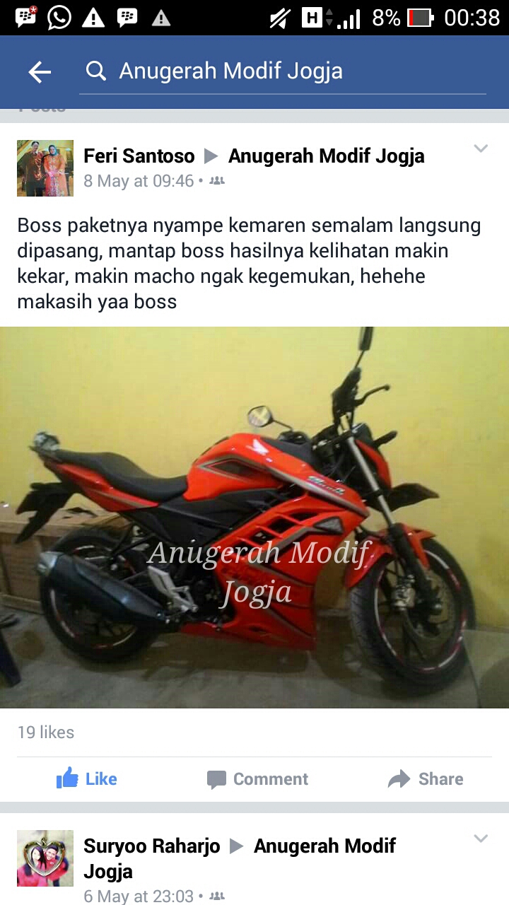 Toko Online Modifikasi Motor Terpercaya Modif NVL Ala R25