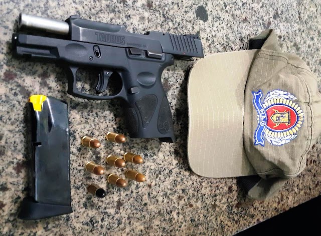 Polícia Militar apreende pistola 9mm, munições e conduz mulher à delegacia em Parnaíba