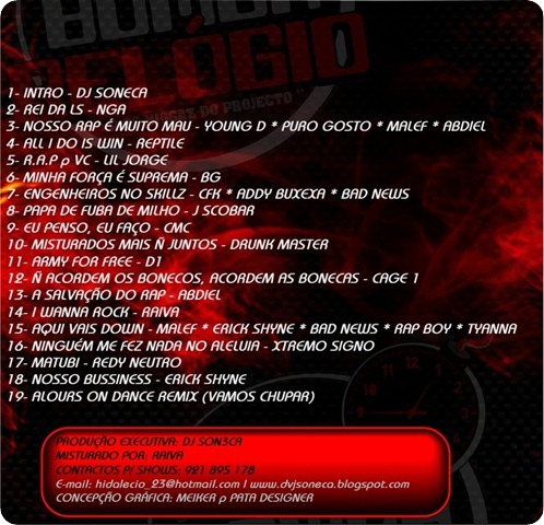 Dj Soneca - Mixtape Bomba Relógio - Contra Capa[2]