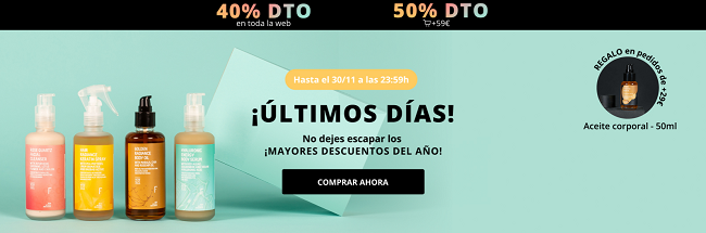 Descuento de Black Friday en Freshly Cosmetics