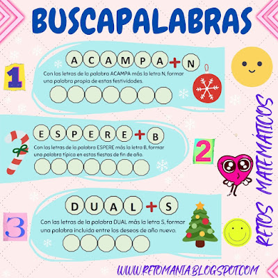 Acertijos, Acertijos matemáticos, Desafíos matemáticos, Reto mental, Busca Palabras, Juego de Palabras, Juego de Letras, Descubre el Número, Descubre el Resultado