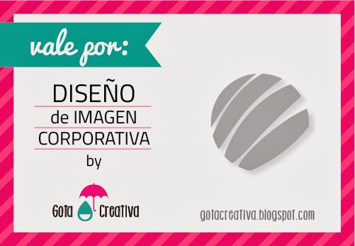 vale por diseño de imagen corporativa gota creativa