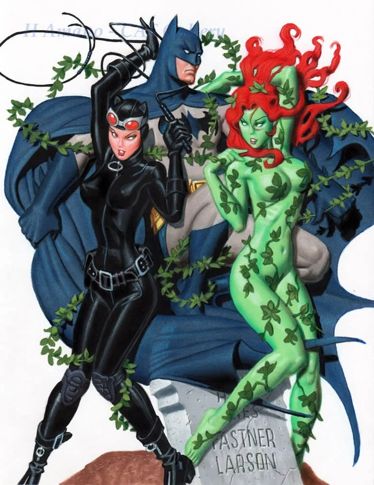 Fastner & Larson, Batman, ilustracion, comics