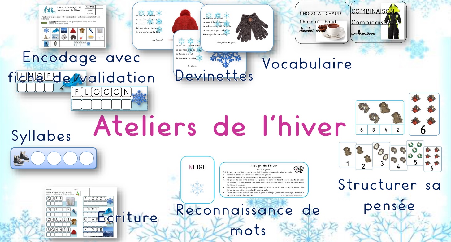 Les Jeux De Jean Noel Dossier De L Hiver En Maternelle Ateliers Et Exploitation D Album