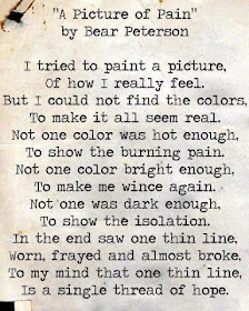 Poetry by people with chronic pain and fibromyalgia