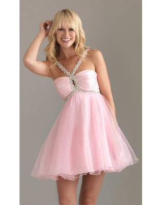 Beading Pleated Halter Organza A-line Cocktail Dress
