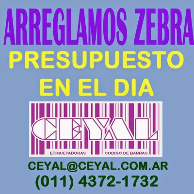 ARREGLAMOS ZEBRA PRESUPUESTO EN EL DIA