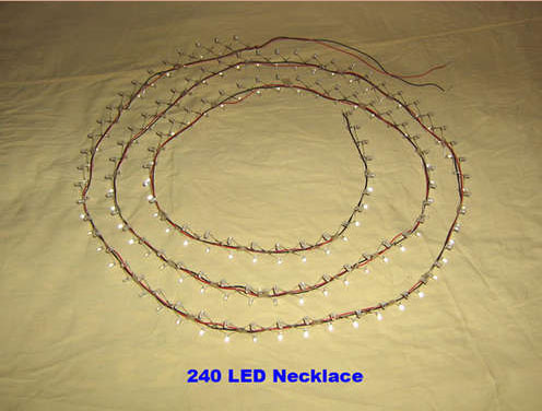 240 led necklace 