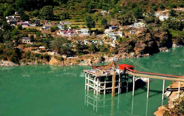 New Dhari Devi Temple after hydro power project