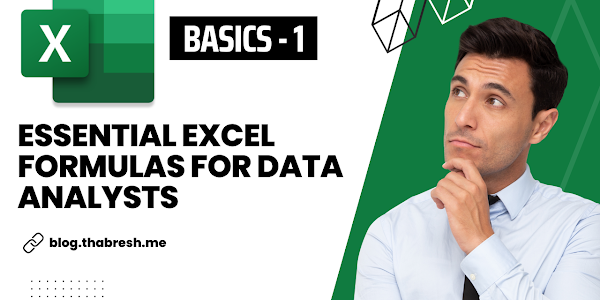 Essential Excel Formulas for Data Analysts - Basics