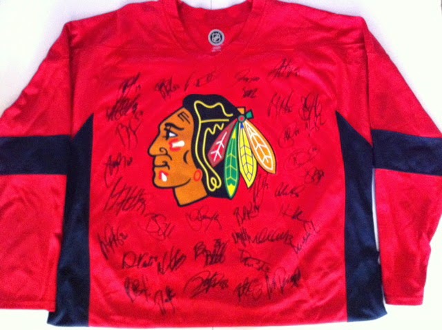 Chicago Blackhawks 2013 Team Signed Jersey