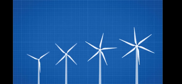 Why do wind turbines have three blades?