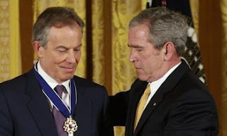 Tony Blair and George Bush: The genetic liars didn't find any weapons of mass destruction in Iraq