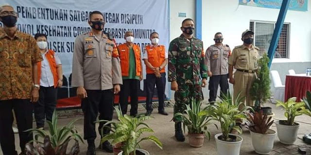 Putus Mata Rantai Covid-19, Kapolres Depok Bentuk Satgas Penegak Disiplin Protokol Kesehatan