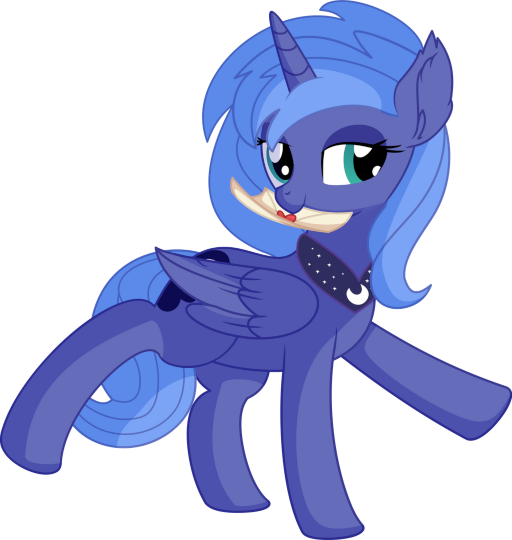 Princess Luna Vector 11 - Letter by CyanLightning