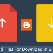 How To Upload Files For Download in Blogger