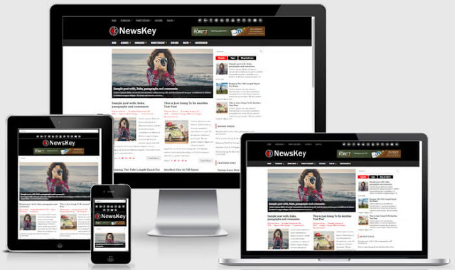 NewsKey Blogger Template