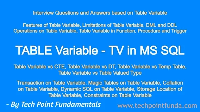 SQL-Interview-Questions-For-Table-Variable