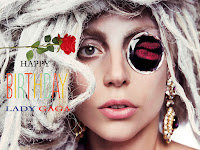 lady gaga wallpaper birthday wishes whatsapp status video, sizzling babe lady gaga covering her an eye with a big black coin.