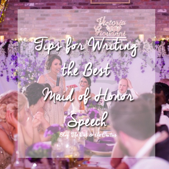 Giving a Maid of Honor Speech 