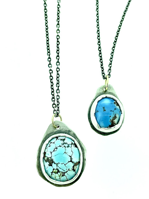 Golden Hills turquoise necklaces be Peaces of Indigo on etsy