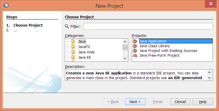 Crear proyecto Java