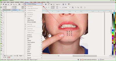 menghilangkan jerawat dengan software