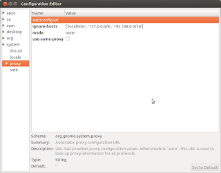 Add Proxy Exception In Ubuntu 12.04 