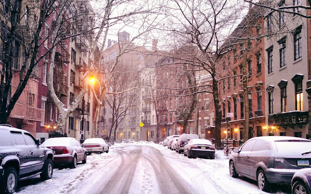 Nieve en las Calles de New York