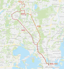 Runkolinja 300: Helsinki - Vihdintie - Pähkinärinne - Myyrmäki. Linja ajaa Luhtitien uuden katuosuuden ja Louhelan aseman kautta Myyrmäen asemalle. Runkolinja 400: Helsinki - Hämeenlinnanväylä - Martinlaakso - Vantaankoski. Linja liikennöi Laajavuorentien kautta.