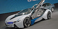 BMW i8 concept car  the Detroit auto show 2012