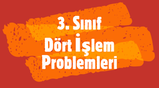 3. Sınıf, Matematik, Dört İşlem Problemleri