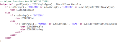 Simple Type Transformation Rule