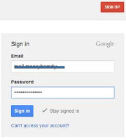 gambar masuk akun google