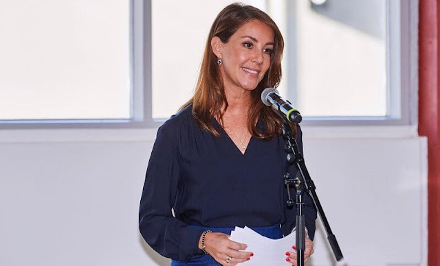 Princess Marie attended the opening of the National Food Waste Day held at Timm Vladimir’s Kitchen on Amager of Copenhagen