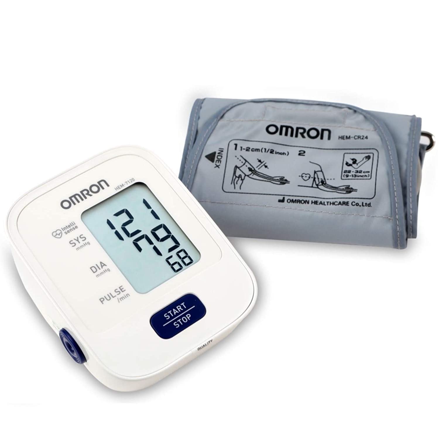 Fully Automatic Digital Blood Pressure Monitor With Intellisense Technology