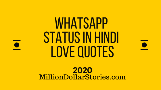 Whatsapp Status In Hindi Love