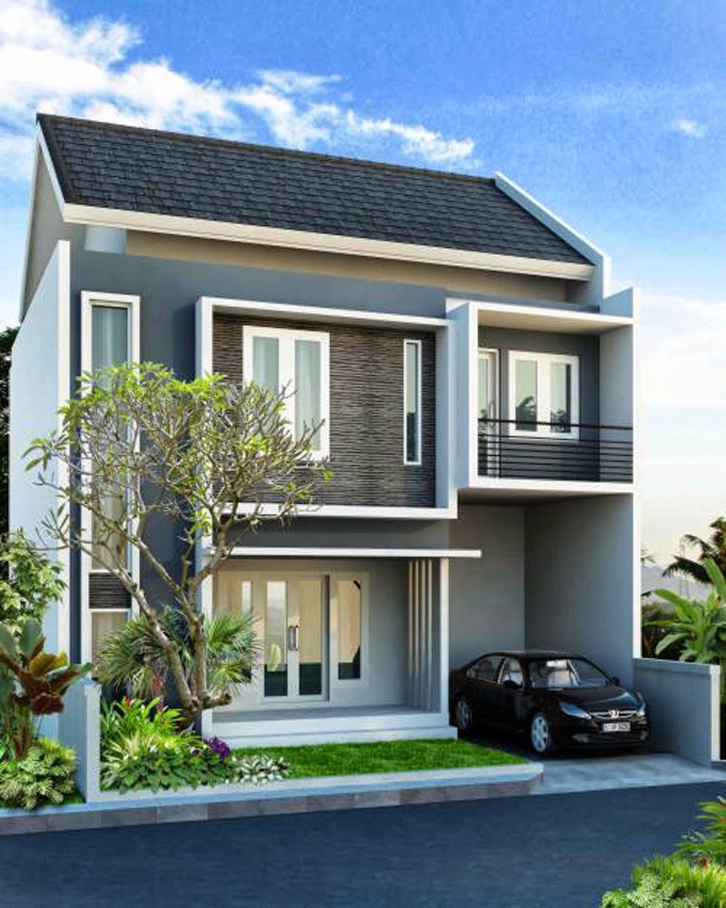  Rumah  Minimalis Sederhana 2  Lantai  Desain Rumah  